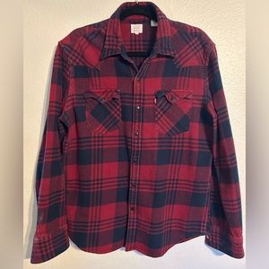 Levi’s red plaid shirts